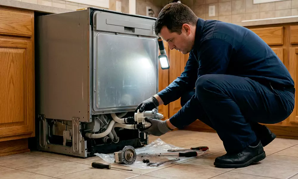Dishwasher Pump Replacement in El Cajon, CA