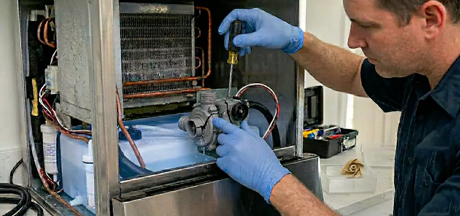 Commercial Ice Maker Water Pump Repair in El Cajon