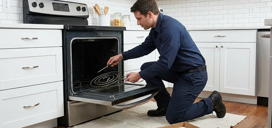 Oven Lower Heating Element Replacement in El Cajon